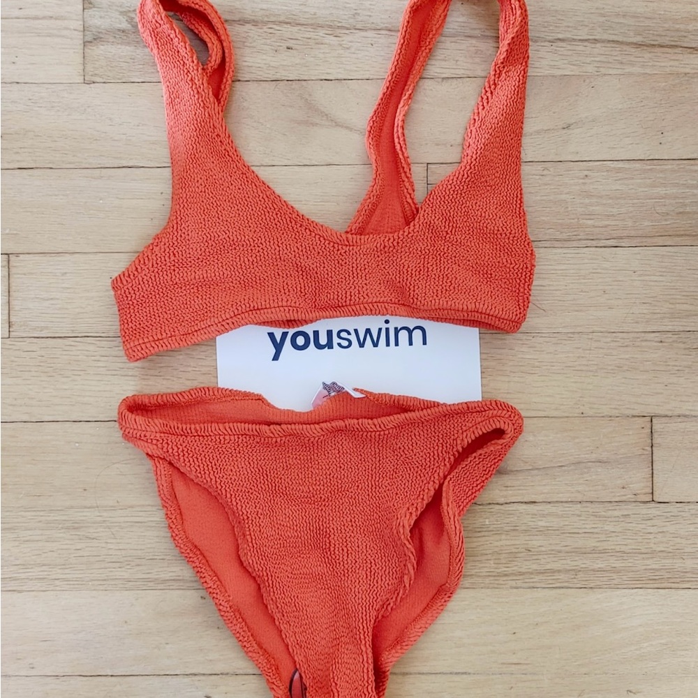 Youswim Eva Cheeky Two-Piece in tangerine